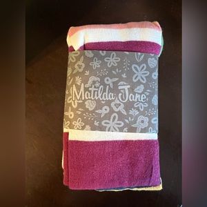 Girls size 8-10 Matilda Jane striped tights. NWT.